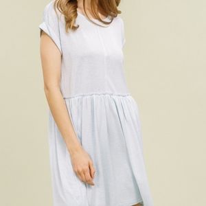 Light Blue Babydoll Dress